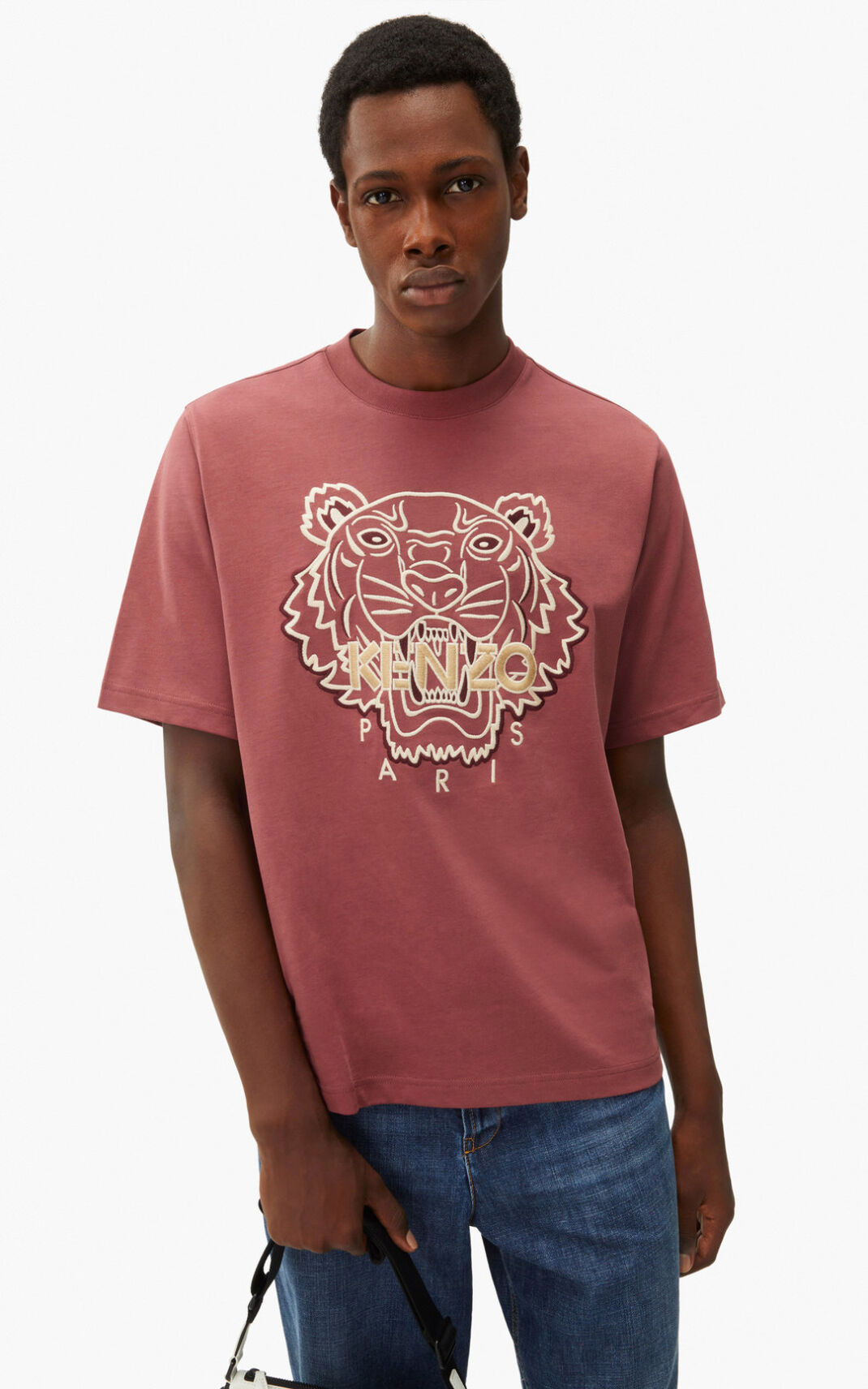 T Shirt Kenzo Tiger Homme Noir | IRPF-31602